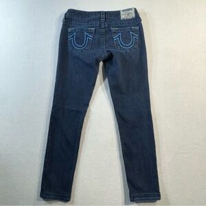 True Religion Section Skinny Seat Jeans, Low Rise, Size 27